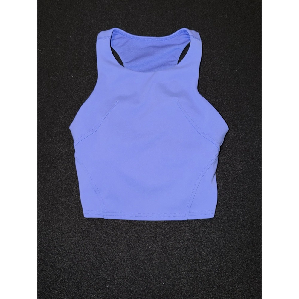 Lululemon Wunder Train Racerback Blue Tank Size 2